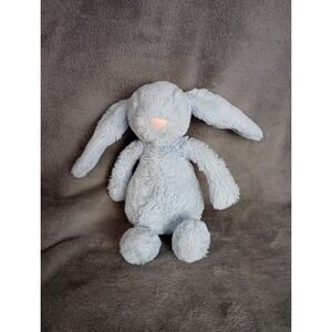 Zara Home Small Plush Blue Bunny Rattle Baby Toy‎ Lovey
